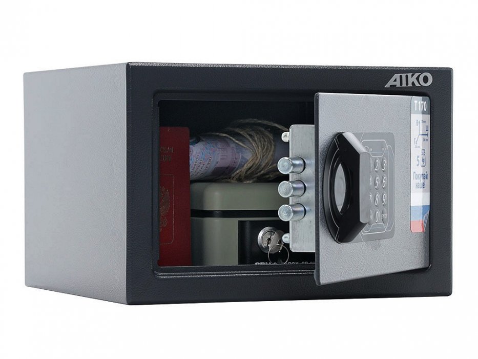 Металлический сейф AIKO Т 170 EL - вид 3