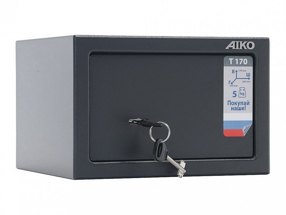 Металлический сейф AIKO Т 170 KL - вид 2