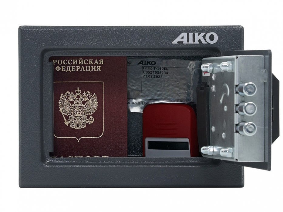 Металлический сейф AIKO Т 140 EL - вид 5