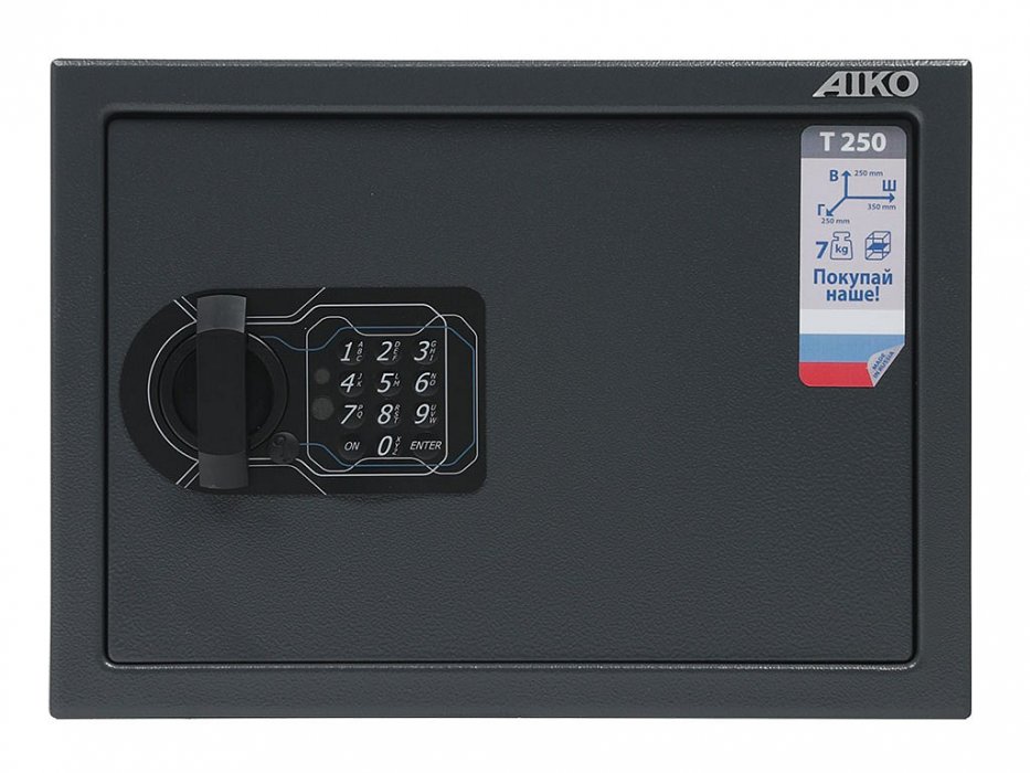 Металлический сейф AIKO Т 250 EL - вид 2